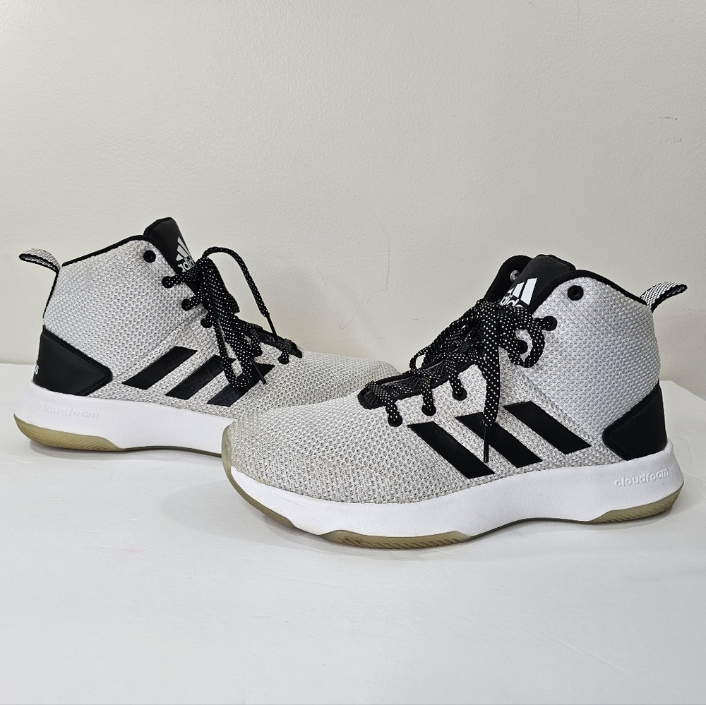 adidas White and Black Athletic Shoes Modern Design